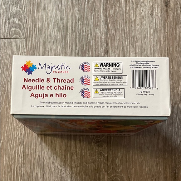 EUC Majestic “Needle and Thread” 1000 Piece Colorful Puzzle - Picture 8 of 8
